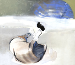 PLAŻOWICZ akryl 70x80 cm. 2008 r.
